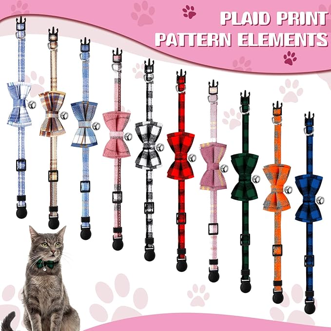 Weewooday 10 Pcs Breakaway Cat Collar - Image 3