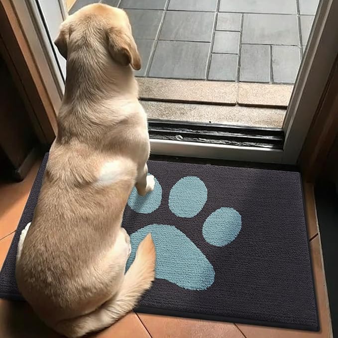 Buganda Dog Door Mat for Muddy Paws, Absorbent Dirt Trapper Non Slip Indoor - Image 7