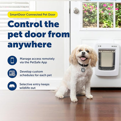SmartDoor™ Never Rust Connected Pet Door, Dog and Cat, Selective Entry and Exit - Image 2