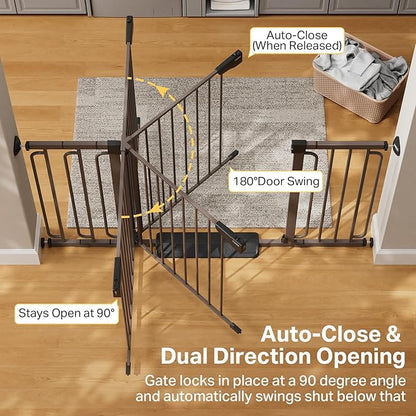 Cumbor 36.6-59" Extra Wide Baby Gate - Image 5