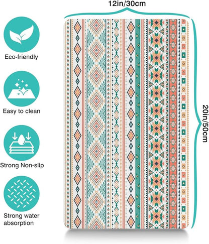 Pet Feeding Mat for Floors Waterproof Dog Mat for Food and Water Absorbent - Image 4