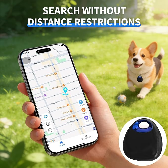 GPS Pet Tracker with Apple Find My Network, Android Compatibility, Real-Time - Image 5