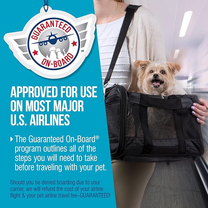 Sherpa Original Deluxe Travel Pet Carrier, Airline Approved & Guaranteed On - Image 4