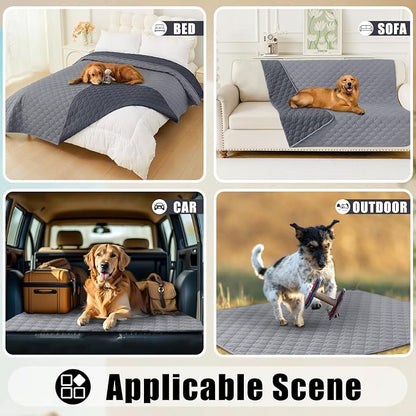 Smiry Waterproof Dog Bed Cover Blanket, Soft Reversible Pet Blanket, Washable - Image 7