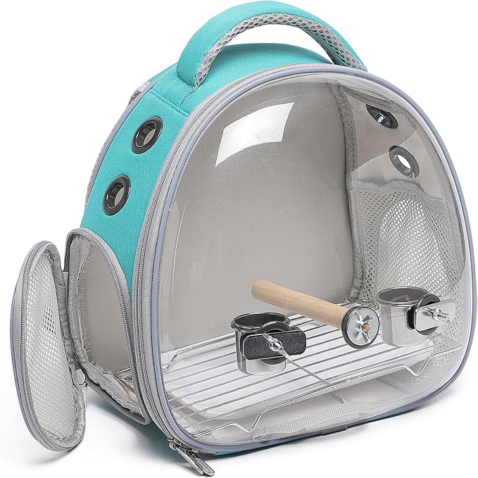 Portable Travel pet Backpack Carrier Hamster Bag Guinea Pig Bird Small Dog cat - Image 2