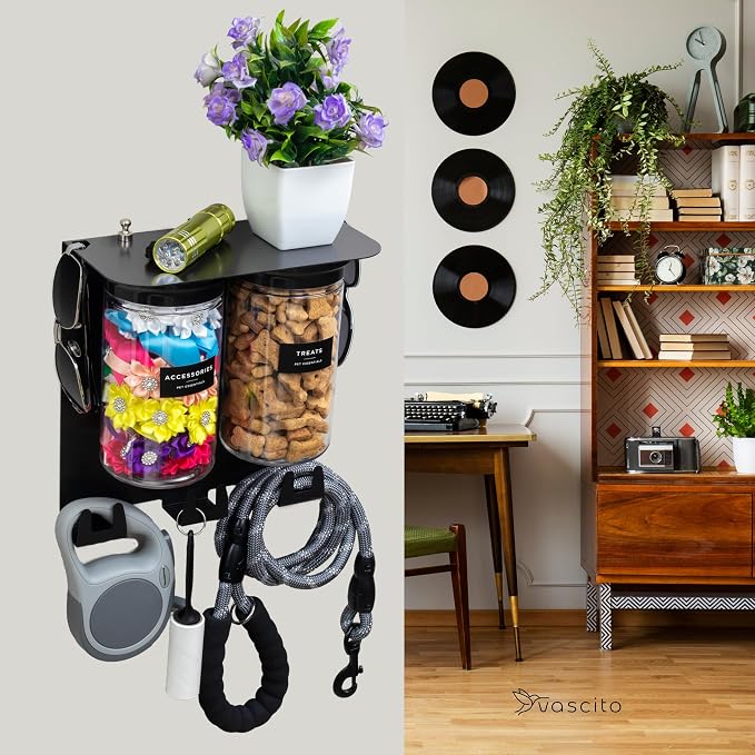 Dog Treat Holder For Wall Storage For Pets, Premium Pet Wall Organizer - Image 3
