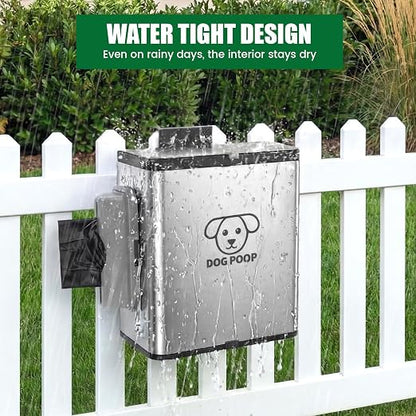 Dog Poop Trash Can Outside, 2.1 Gallon Dog Waste Container - Image 3