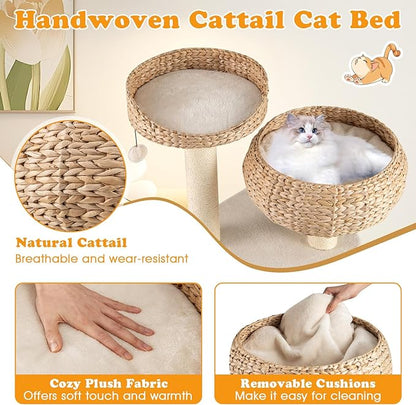 PETSITE 41 Inch Modern Cat Tree - Image 6