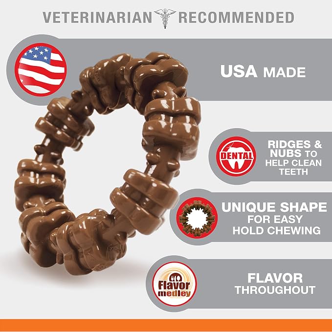 Nylabone Textured Ring Power Chew Toy - Image 3