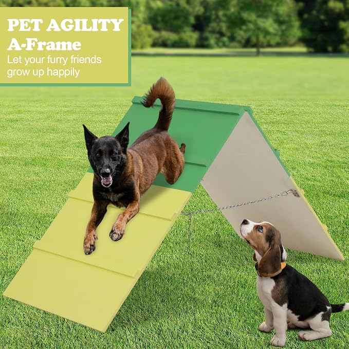 Dogs Agility A-Frame 74.8 x 18.9 Inch Dog Climbing Frame Non-Slip Dog Agility - Image 7