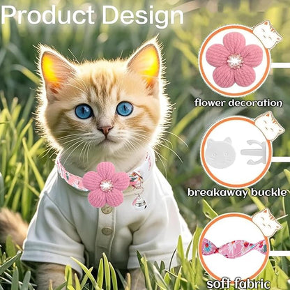 Cat Collar, HYQHYX Breakaway Kitten Collar - Image 2