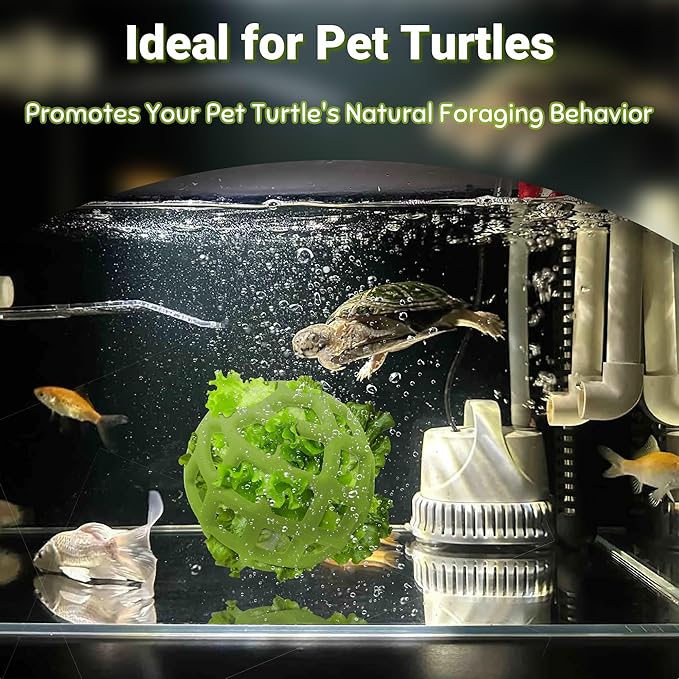 Turtle Feeder Ball, Aquatic Turtle Tank Accessories, Aquarium Decorations - Image 7