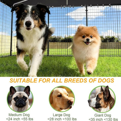 Gotland Dog Kennel Outdoor 10 x10 x6 FT, Dog Cage Outdoor - Image 7