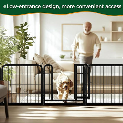 Yaheetech Dog Playpen Outdoor, 24 inch 32 Panels Dog Pen Indoor Heavy Duty - Image 5