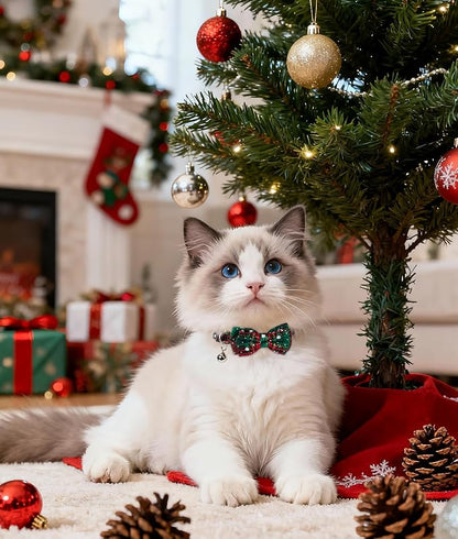 Joytale 2 Pack Christmas Cat Collar - Image 3