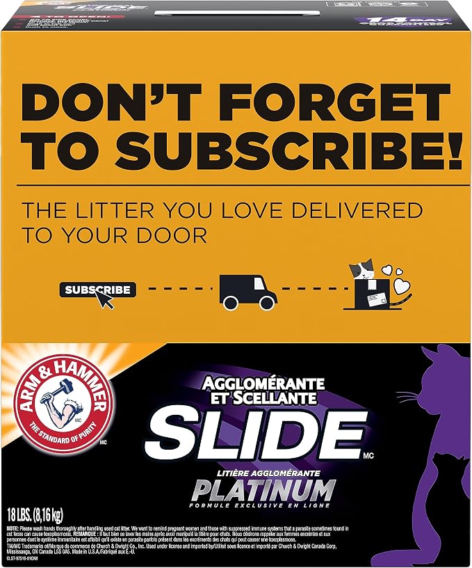 ARM & HAMMER Clump & Seal Slide Platinum Multi-Cat Clumping Cat Litter - Image 2