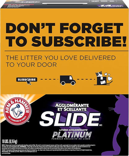 ARM & HAMMER Clump & Seal Slide Platinum Multi-Cat Clumping Cat Litter - Image 2