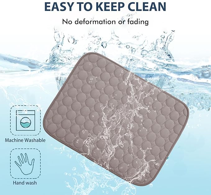 MICROCOSMOS Summer Cooling Mat & Sleeping Pad- Water Absorption Top, Easy Carry - Image 5