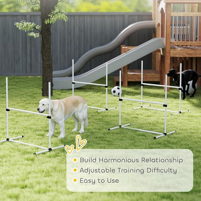 PawHut 4 Piece Dog Agility Training Equipment - Image 7