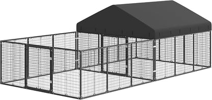 Outdoor Dog Kennel with Dog Fence - Image 3
