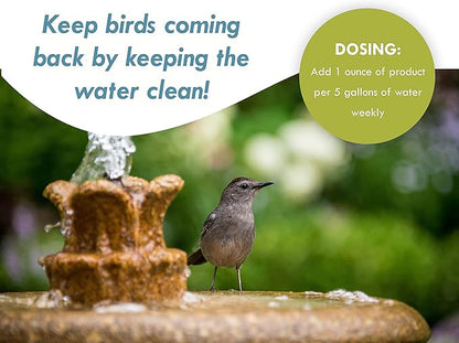 Sanco Bird Bath & Fountain Maintenance, Fast-Acting Enzyme-Based Formula Will - Image 3