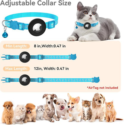 Vanjua 2 Pack Airtag Cat Collar Breakaway - Image 3