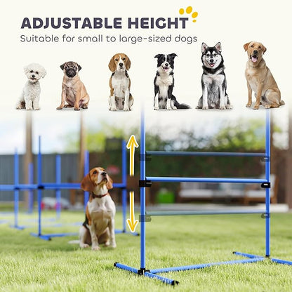 PawHut 4 Piece Dog Agility Training Equipment - Image 4