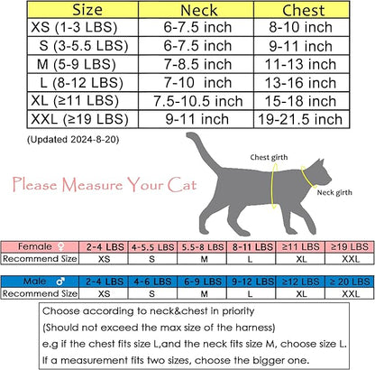 Cat Harness and Leash for Walking Escape Proof, Adjustable Cat Vest Harness - Image 2