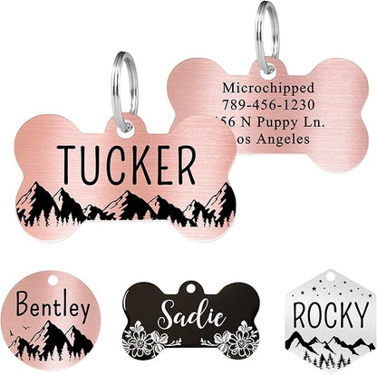 Ultra Joys Stainless Steel Dog ID Tag by UltraJoys