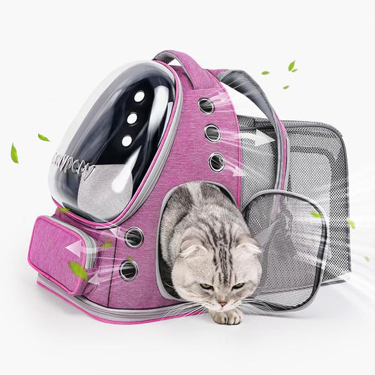 Expandable Cat Backpack, Cat Bubble Backpack Carrier by Cawypety