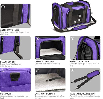 Henkelion Large Cat Carriers Dog Carrier Pet Carrier - Image 3