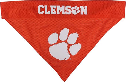 Pets First Collegiate Pet Accessories, Reversible Bandana, Clemson Tigers Size - Image 2
