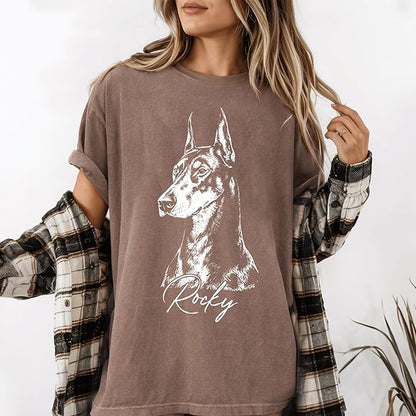 Custom Bootleg Rap Tee, Personalized Girlfriend Vintage Graphic T-Shirt - Image 2