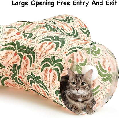 Tempcore Pet Cat Tunnel Tube Cat Toys 3 Way Collapsible, Cat Tunnels - Image 4