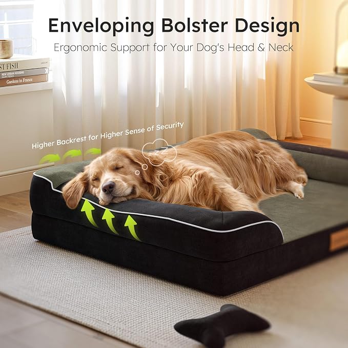 Jumbo Dog Bed for Extra Large Dogs, Orthopedic Dog Bed - Image 4