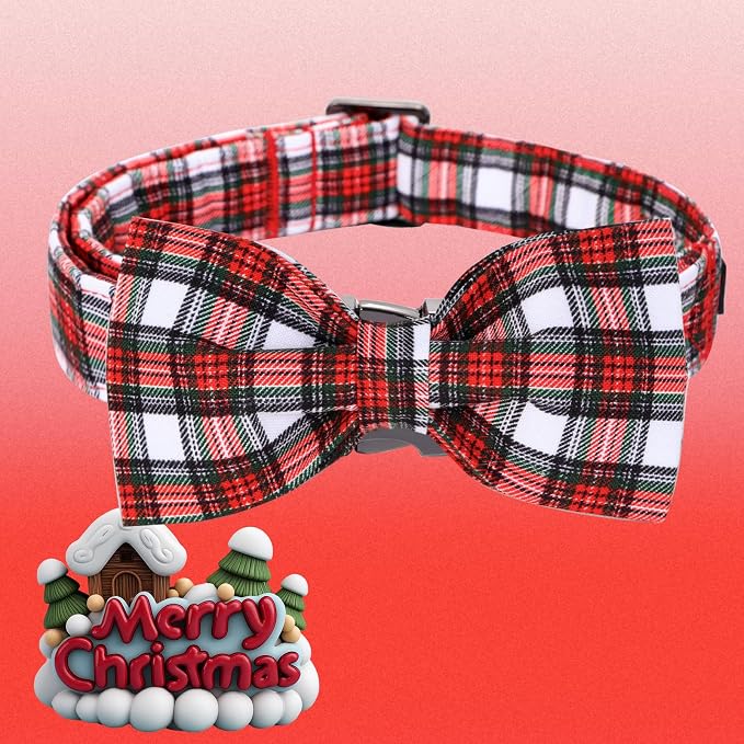 Christmas Dog Collar, Christmas Puppy Necklace - Image 4