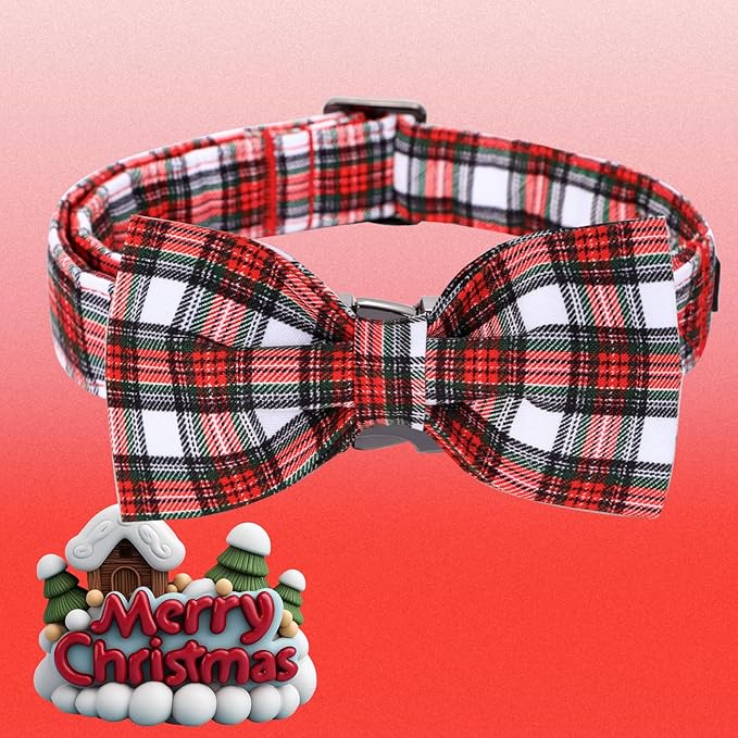 Christmas Dog Collar, Christmas Puppy Necklace - Image 4