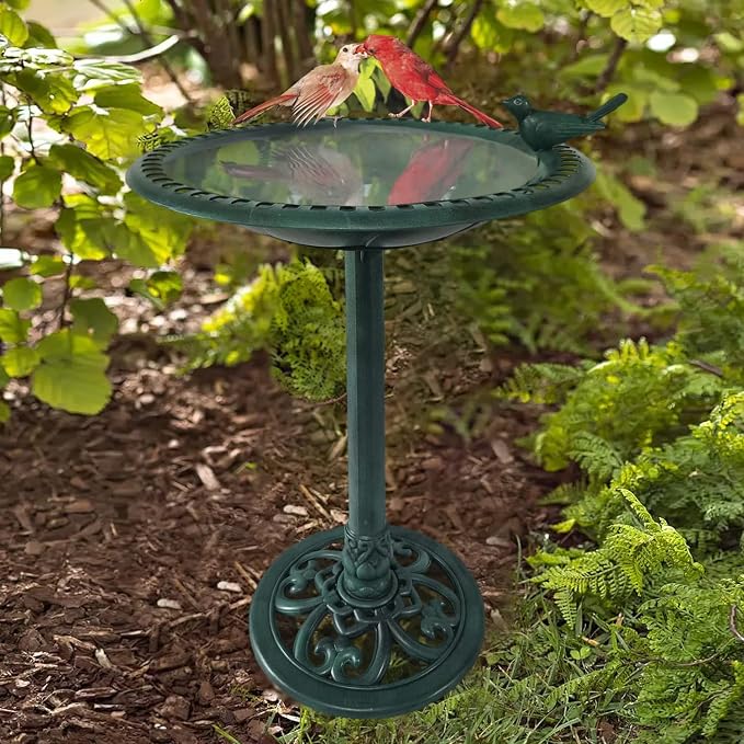 BACKYARD EXPRESSIONS PATIO · HOME · GARDEN 915025-NM Outdoor Garden Bird Bath- - Image 5