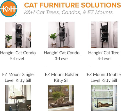 K&H Pet Products Hangin Cat Tree Door Mounted Cat Furniture, Space Saving - Image 6