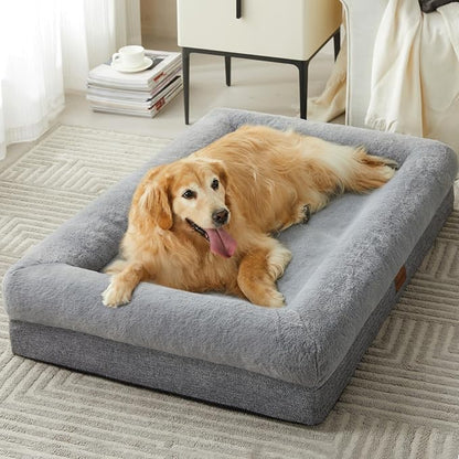 BFPETHOME Orthopedic Dog Beds for Extra Large Dogs, Washable Large Pet by BFPETHOME