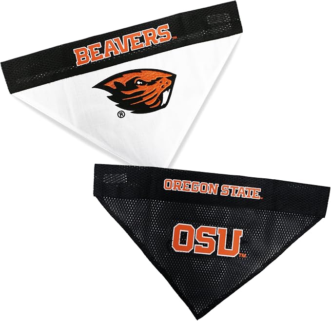 Pets First Collegiate Pet Accessories, Reversible Bandana, Oregon State Beavers - Image 5