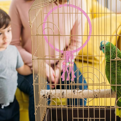 Bird Swing, 20 CM Diameter Hanging Parrot Swing - Image 6