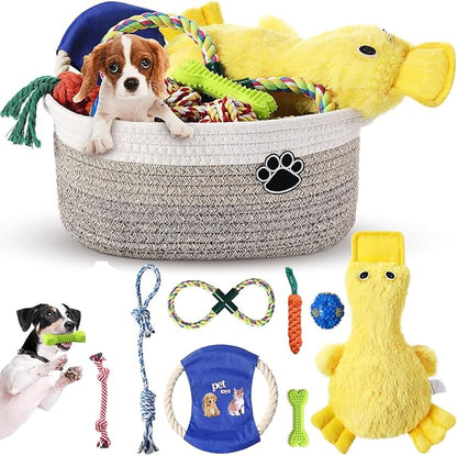 Zopeal Puppy Dog Toy Gift Storage Basket by Zopeal