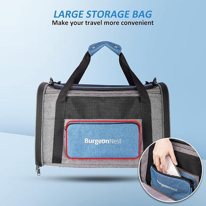 BurgeonNest Cat Carrier for Large Cats 20 lbs, Medium Pet Under 25 lbs - Image 6