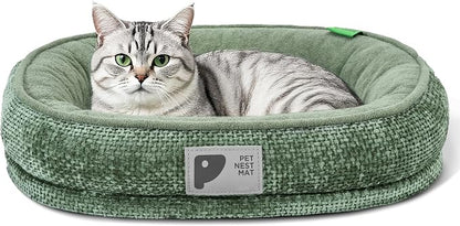 Orthopedic Cat Bed for Puppy & Kitten, Cat Sofa Bed by Bininl