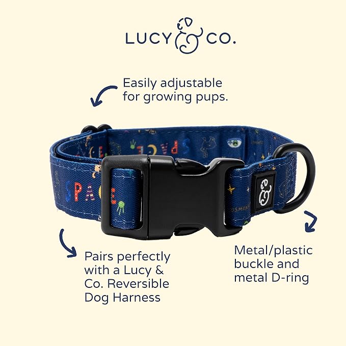 Lucy & Co. Space Doodle Dog Collar - Image 2