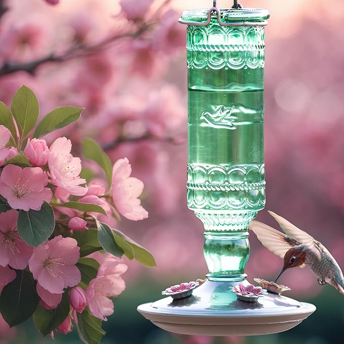 Perky-Pet Glass Bottle Hummingbird Feeder - Image 7