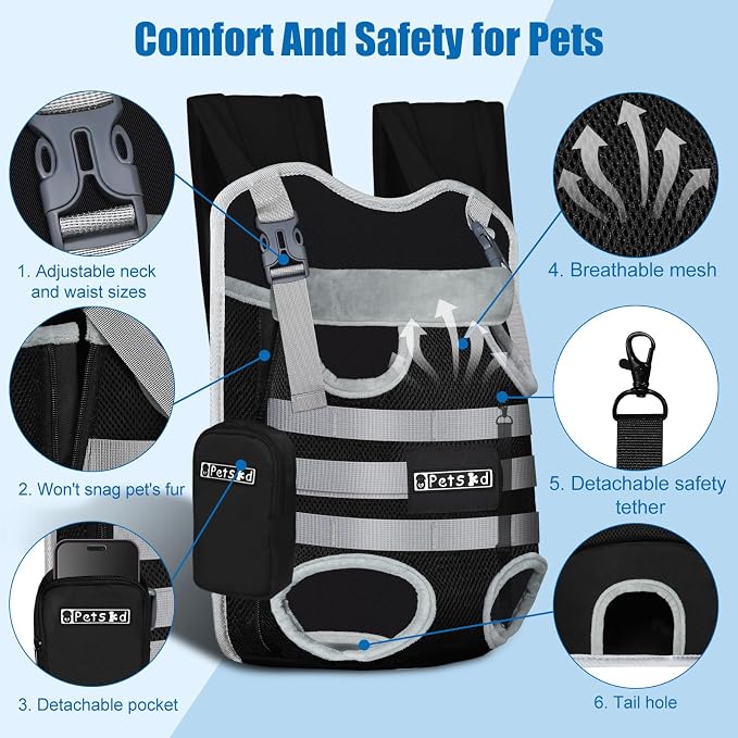 Petskd Dog Front Carrier Backpack - Image 5
