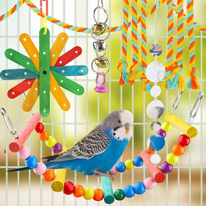8 pcs Bird Toys for Parakeets - Image 5
