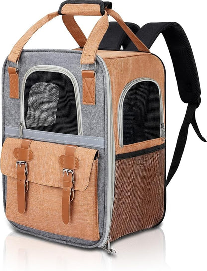‌YooxArmor Cat Carrier Backpack, Airline Approved Mesh Dog Backpack by YooxArmor
